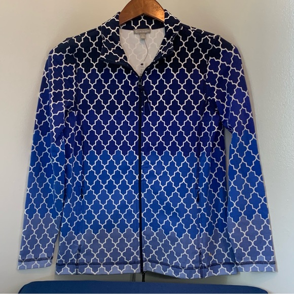 *NWT* T by Talbots Yoga Track Jacket - Picture 9 of 15
